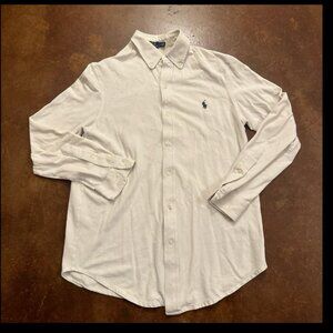 Polo Ralph Lauren Shirt Men's Medium Long Sleeve Featherweight Mesh